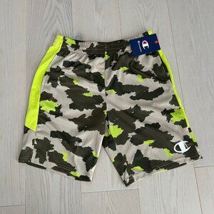 Champion boys camo winter moss shorts size large 14-16